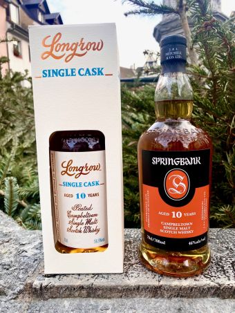 Longrow 10 Single Cask 2018 im Set mit Springbank 10 Longrow 10 Single Cask 2018 im Set mit Springbank 10