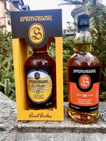 Springbank 13 Local Barley 2023 im Set mit Springbank 10